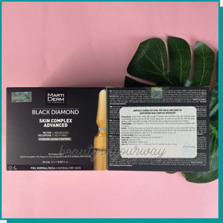 Ampoule Chống Oxy Hoá, Trẻ Hóa & Làm Sáng Da 5% Proteum 89+, 15% LAA - MartiDerm Black Diamond