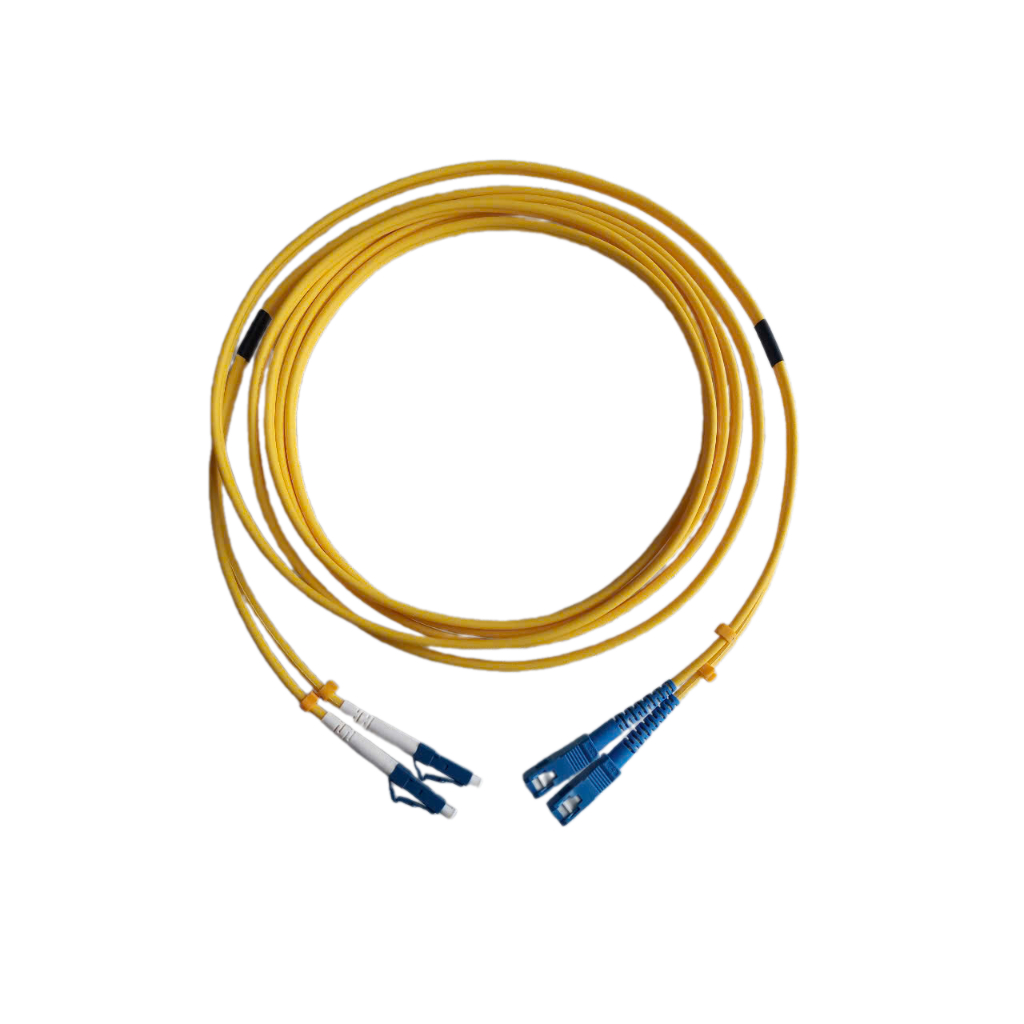 Dây nhảy quang SC LC Singlemode Duplex dài 3m, hàng cao cấp suy hao ...