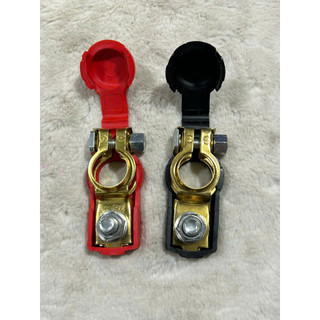 Combo 10 Bộ 2 cái đầu kẹp cọc bình ắc quy âm dương có nắp đậy cao cấp.