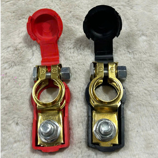Combo 10 Bộ 2 cái đầu kẹp cọc bình ắc quy âm dương có nắp đậy cao cấp.