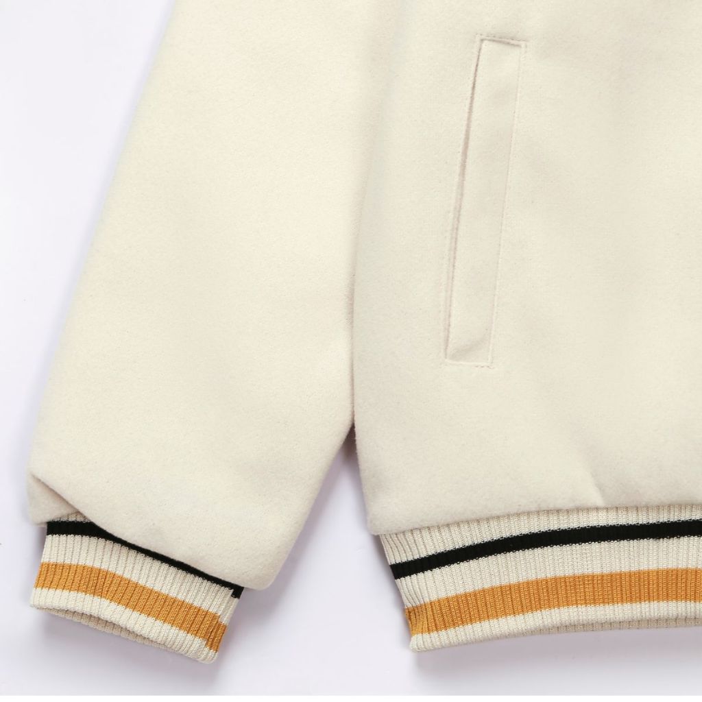 Áo khoác bomber, áo jacket trần bông ba lớp basic hình thêu 3Kmenswear dạ ép cho mùa đông