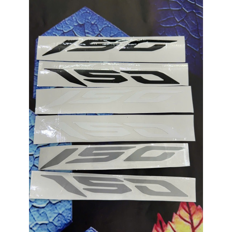 Tem số 150 xe airblade 2020-2025(2 bên bửng) chuẩn mẫu Zin