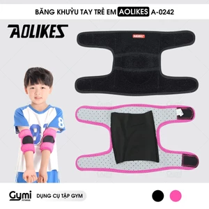 Băng Bảo Vệ Khuỷu Tay Dành Cho Trẻ Em Aolikes A-0242 - Chống Trượt, Thoáng Khí, Chính Hãng - AL0242