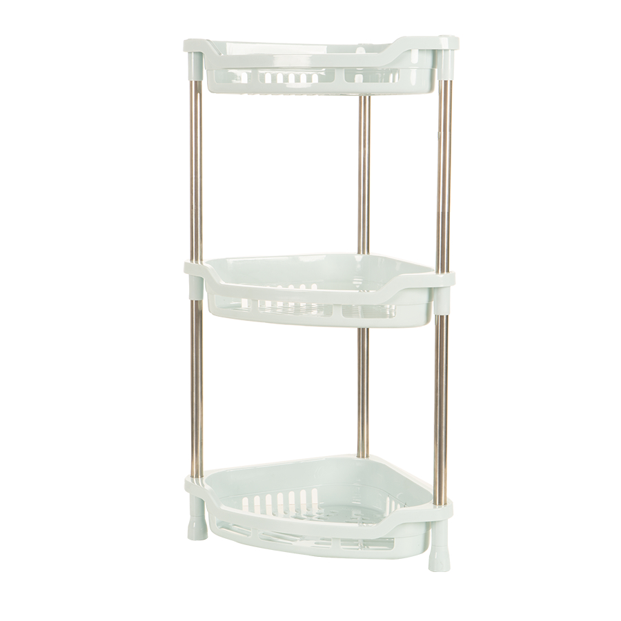 Kệ góc để đồ nhà tắm nhà bếp 2 tầng 3 tầng khung inox bền đẹp Chính Hãng Việt Nhật