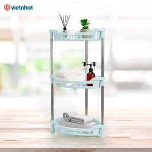 Kệ Góc inox Đựng Đồ Nhà Tắm Nhà Bếp Chính Hãng Việt Nhật (mã 5585)