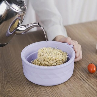 Bộ Ca Ăn Mì Có Kèm Dụng Cụ Ăn ,Bát ,Tô Ăn Mì Chất Liệu Lúa Mạch Màu Sắc Tươi Mới Xinh Xắn