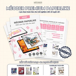 [Paperlike Pro] Dán màn hình iPad Paperfilm Pro 2026 - Viết vẽ chuyên dụng, cải thiện hiển thị dành cho i pad by MèoBer