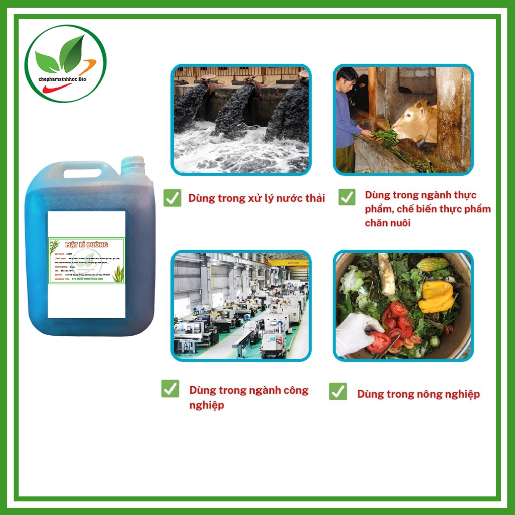 Mật rỉ đường Bio LOẠI 1. mật đậm đặc có màu nâu cánh gián, có mùi thơm nhẹ. Can 40kg