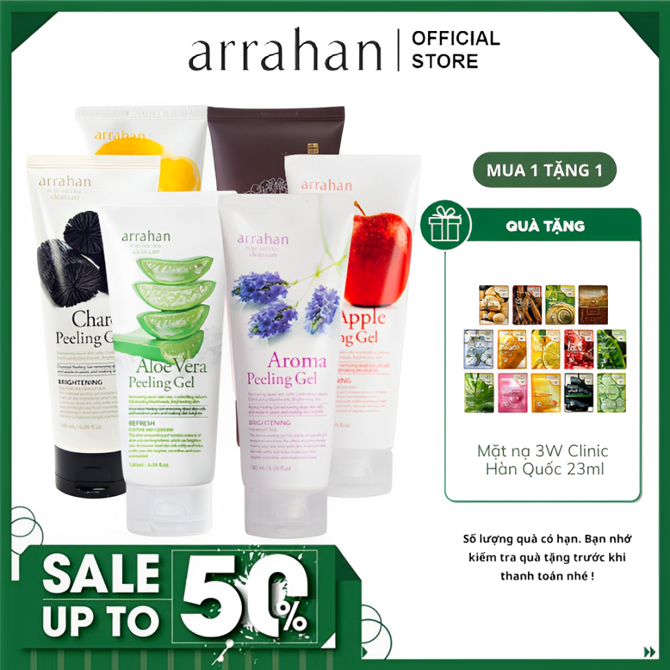 Gel Tẩy Da Chết Làm Trắng Arrahan