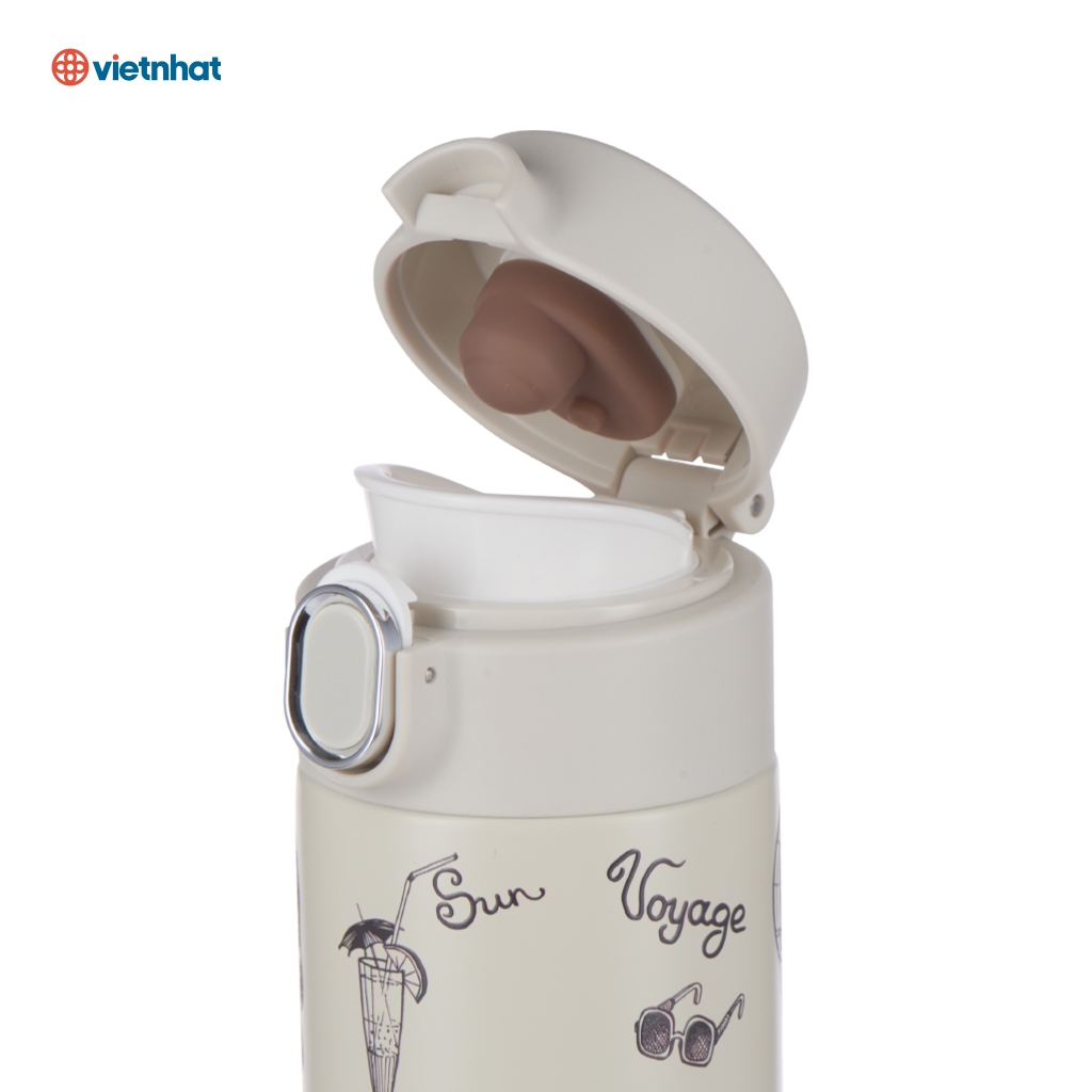 Bình giữ nhiệt Cao Cấp Sunny Hokori in Họa Tiết Lõi Inox 304 Bền Đẹp Chính Hãng Việt nhật