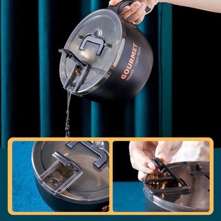 Bát Ăn Mì .Tô Úp Mì Lõi Inox 304 Có Tay Cầm Tặng Kèm Bộ Dụng Cụ Ăn ,Tô Mì Giữ Nhiệt Thép Không Rỉ