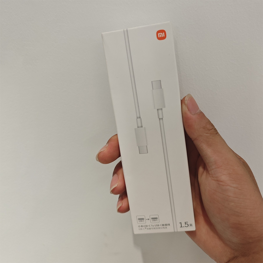 Cáp Sạc Siêu Nhanh Xiaomi Type C to C 5A 100W, Dây 1m5, Hỗ Trợ Laptop/Điện Thoại/Tablet,Chính Hãng | BigBuy360 - bigbuy360.vn