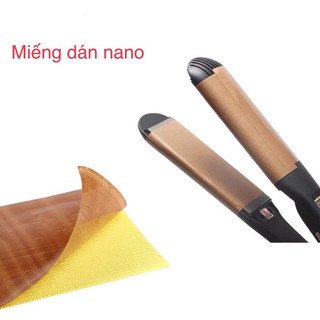 Miếng dán Nano bọc máy là, máy duỗi tóc nén keratin, bóc màu tóc