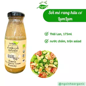 Sốt Mè Rang Hữu Cơ 175ml Lumlum Organic Deep Roasted Sesame Dressing