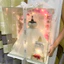 CÓ SẴN BẢNG TÊN MINI RỒi Mô hình váy cưới mini+CỔNG HOA KHÔ Lọ Len Gift