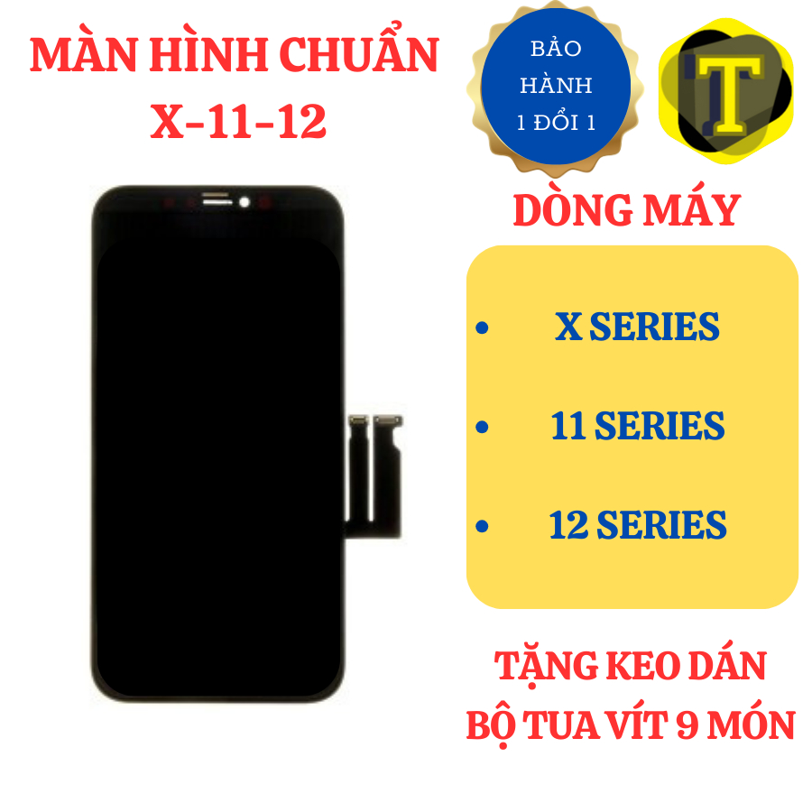 Màn Hình Cho X XR XS XSM 11 11PRO 11PRM 12/12PRO Chất Lượng Cao Zin Chuẩn Bao Test Màn Hình Bảo Hành Cảm Ứng