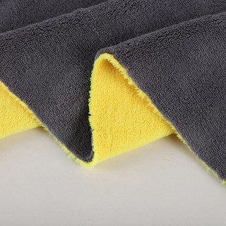 COMBO 10 KHĂN Khăn Lau Đa Năng Dày 2 Mặt Vàng Xám, Thấm Hút Tốt, Lau Rửa Xe, Vệ Sinh Vật Dụng Gia Đình