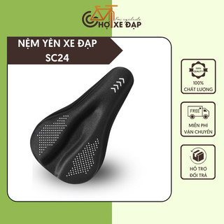 Nệm yên/ Bao yên xe đạp thể thao SC24 mút dày êm ái đàn hồi tốt co giãn dễ lắp đặt vệ sinh tiện lợi