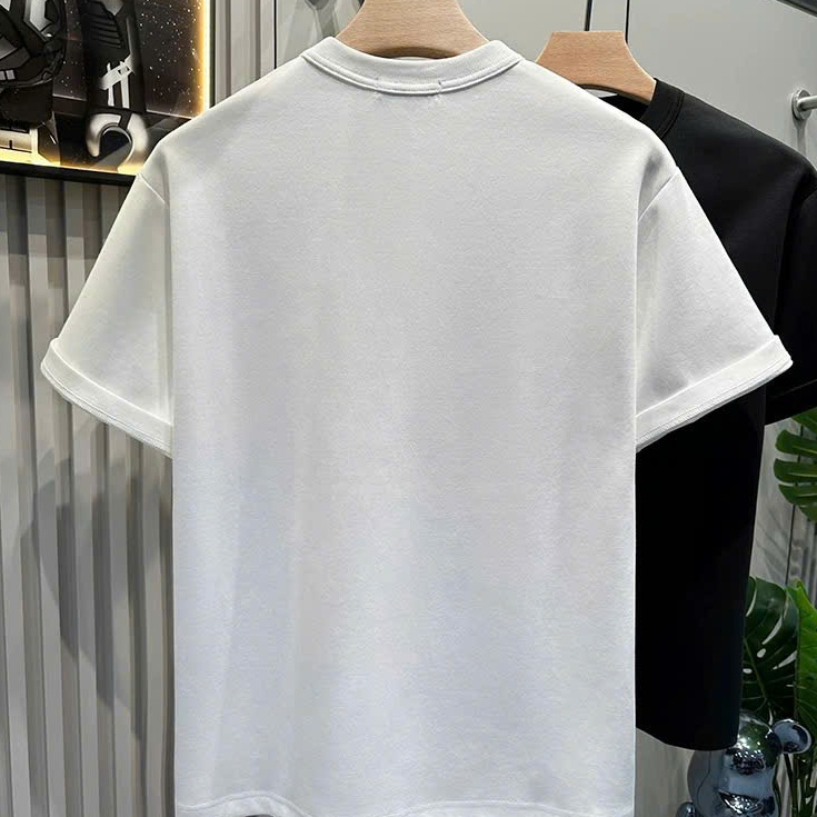 Áo Thun Nam BASIC Phối Zip Thời Trang, Chất Vải Cotton Co Giãn, Sang Trọng - SHINGHAI