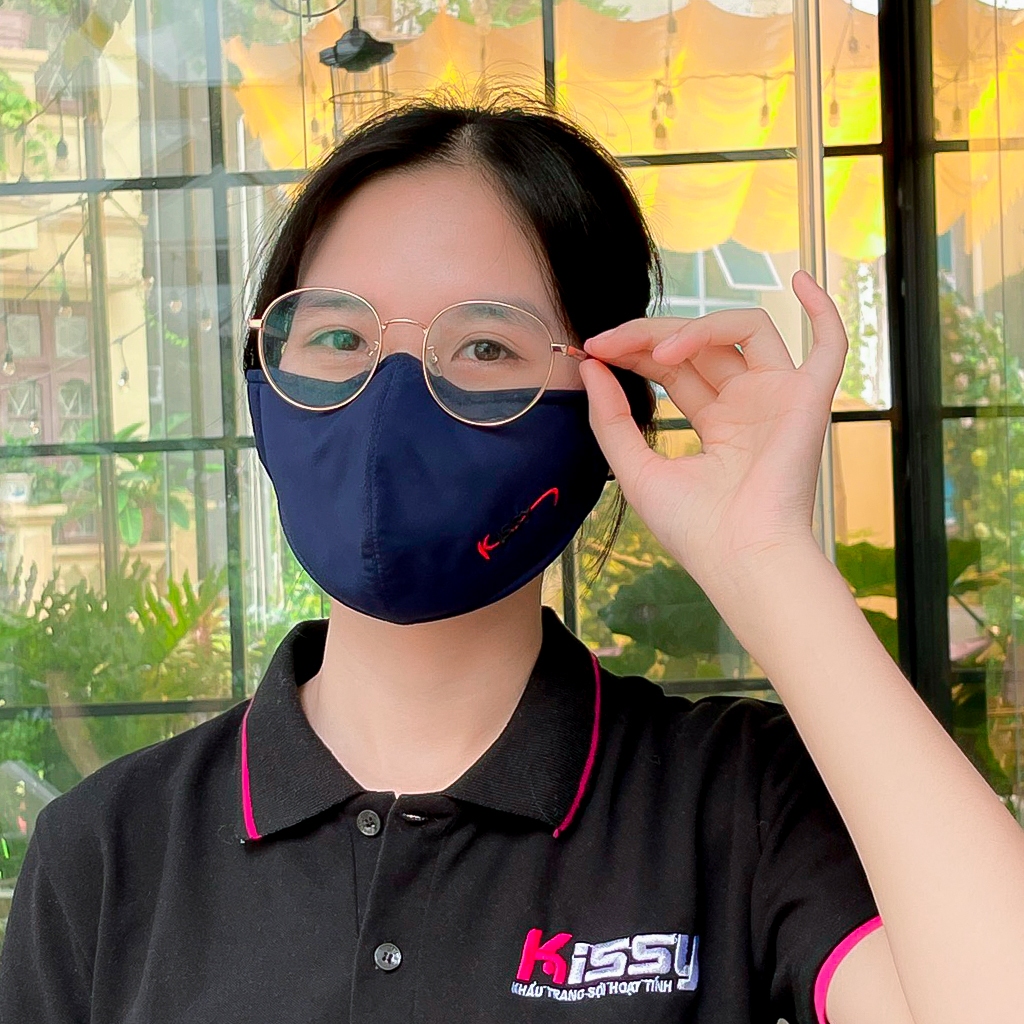 Ảnh Khẩu Trang 5D Kissy Người Lớn Sợi Hoạt Tính Chống Bụi Mịn Kháng Khuẩn Hiệu Quả Nhiều Màu Đủ Size 4
