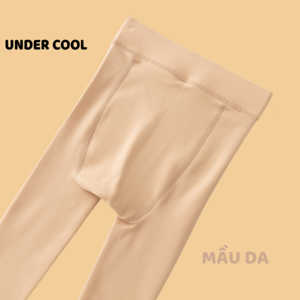 Quần tất che khuyết điểm siêu thật chân UNDERCOOL dày siêu dai siêu bền chống rách dọc giữ ấm thoải mái 15-25 độ QT08