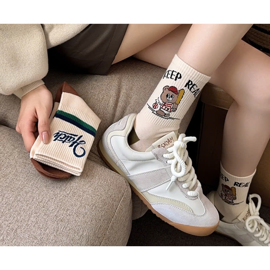Vớ Tất Unisex chữ HATCH cổ cao phong cách thể thao, năng động.