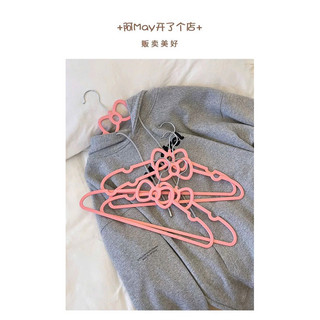 Set 10 Móc treo quần áo bằng nhựa hình nơ màu hồng nữ tính chống trượt 🌸 tuyển sỉ🌸