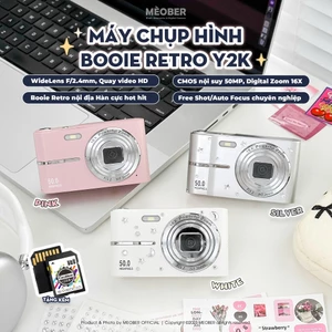 Máy ảnh kĩ thuật số digital Booi.e Retro Y2K Camera - quay, chụp 50MP, siêu gọn by MèoBer