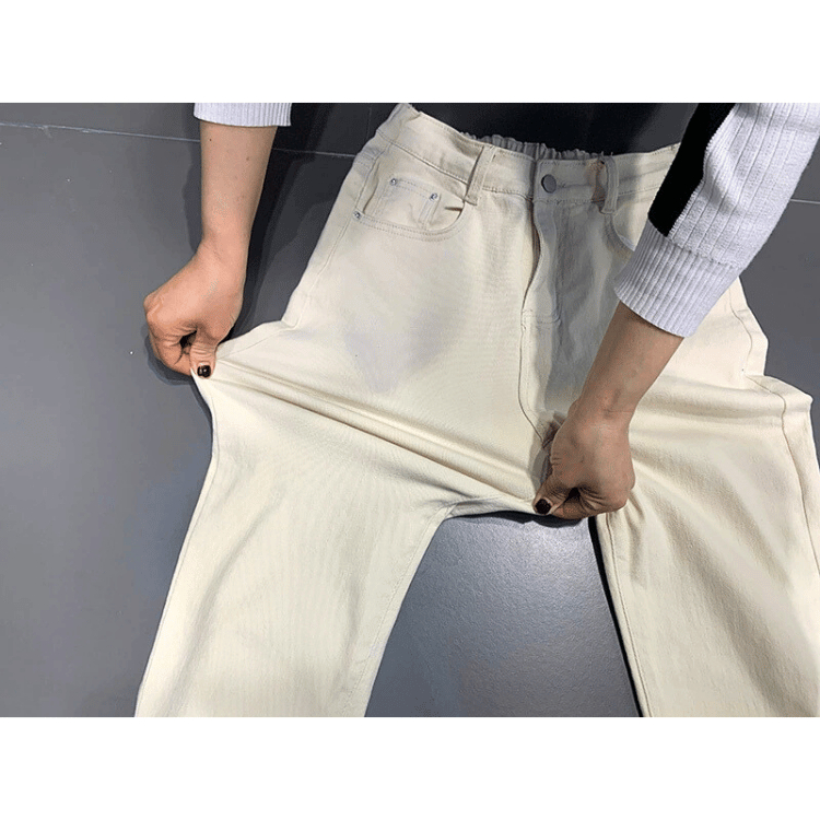45-110KG Quần Baggy Kaki Nữ Bigsize Khóa Kéo Lưng Thun - Kaki Thun Co Giãn - MÃ 37