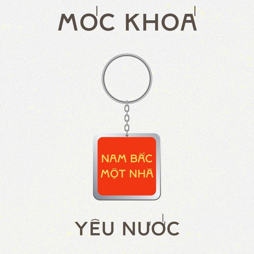 Móc khoá nhựa/Keyring Việt Nam yêu nước (Đọc mô tả để biết thêm thông tin)
