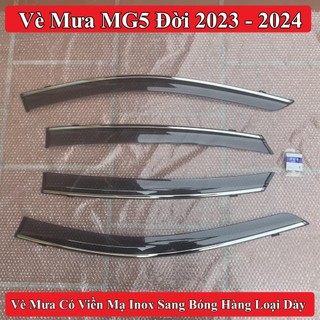 Vè Che Mưa MG5  Có Viền Chỉ Mạ Inox Không Gỉ Hàng Loại Dày