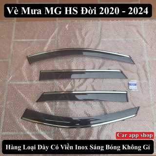 Vè Che Mưa MG HS Có Viền Chỉ Mạ Inox Không Gỉ Hàng Loại Dày