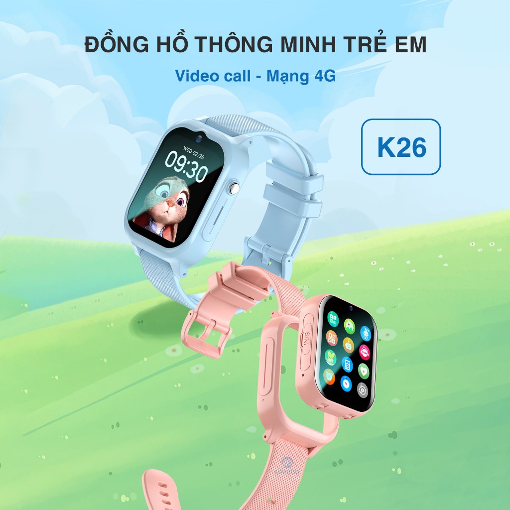 Ảnh Đồng hồ thông minh cho trẻ em Valdus VK26 Kid 4G watch video call định vị chính hãng bảo hành 1 năm 2