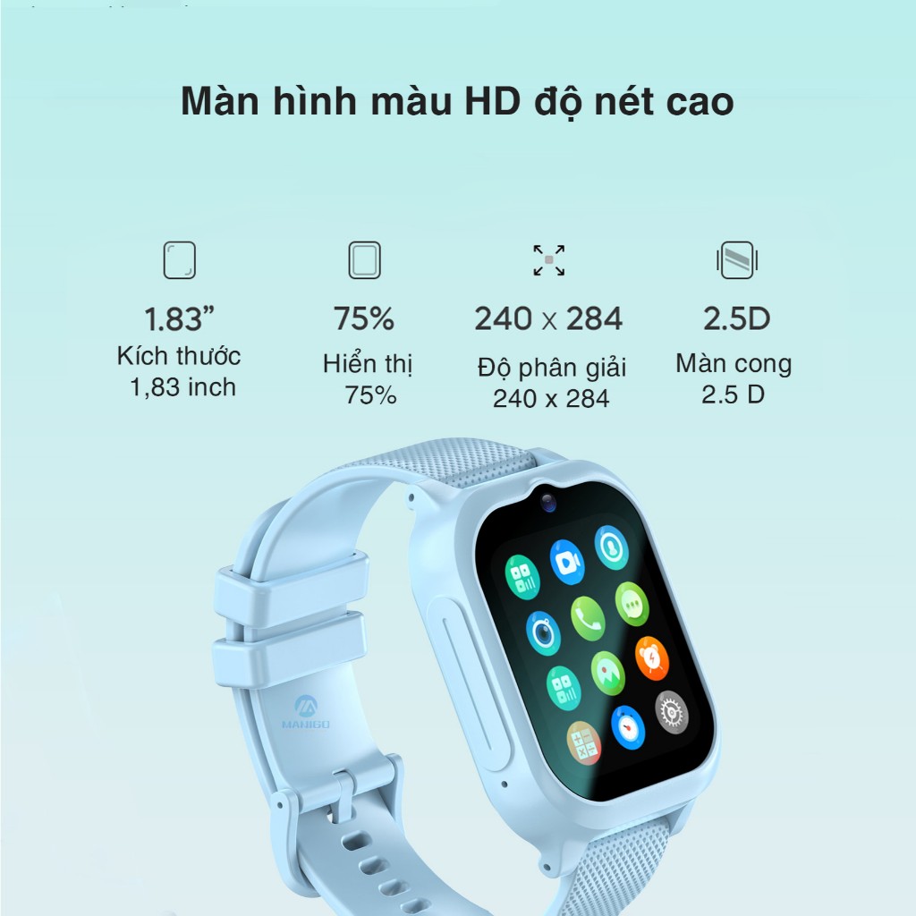 Ảnh Đồng hồ thông minh cho trẻ em Valdus VK26 Kid 4G watch video call định vị chính hãng bảo hành 1 năm 3