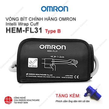 Vòng bít Intelliwrap chính hãng OMRON HEM-FL31 ⚡ Dùng cho máy huyết áp OMRON HEM-7156/HEM-7361T