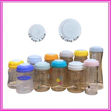 Nắp chặn sữa silicon thay thế nắp trữ sữa bình sữa cổ hẹp 3.5cm và bình sữa cổ rộng 5cm P20 (Không kèm bình)