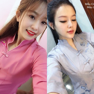 Cổ Tàu Nữ # Đồ Lam Đi Chùa