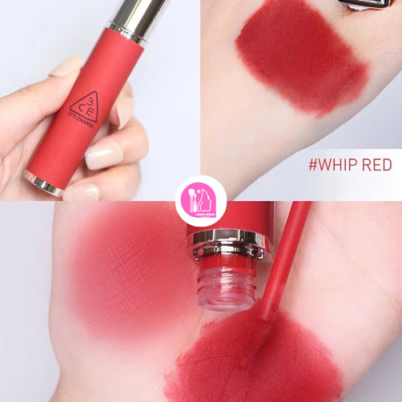 Son 3CE Whip Red Đỏ Gạch Hazy Lip Clay CHÍNH HÃNG 2024 | Shopee Việt Nam