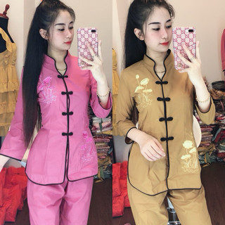 Cổ Tàu Viền # Đồ Bộ Đi Chùa
