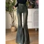Quần jeans Loe To , Quần bò loe 2 túi nhỏ trước gấu to loe rộng cá tính Rêu bụi siêu xinh LN 27