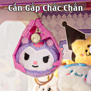 Máy Gắp Thú Mini Kuromi Cho Bé - Kích Thước Lớn Có Nhạc Và Đèn Kèm Xu Đếm Thời Gian, Có Sẵn Nhiều Thú Bông Cho Trẻ Em