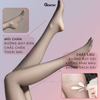 Quần tất siêu dai GOMTAT cao cấp, vớ quần siêu mỏng mịn, thon chân làm đều màu da - QT-1022