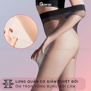 Combo 2 quần tất tàng hình làm đều màu da GOMTAT, quần vớ nữ co dãn hỗ trợ thon chân - QT-1022-CB2