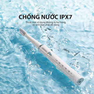 (BH 1 đổi 1) Combo Bàn chải điện Samono SW-ET01, 5 chế độ đánh răng cho người lớn và trẻ em, đầu bàn chải mềm mại