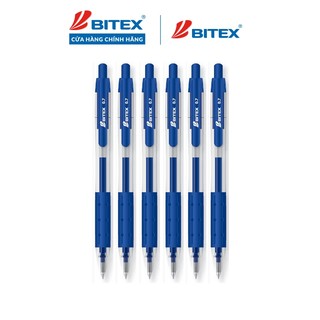 Hộp 12 Bút gel Bitex G03 mực đỏ, đen, xanh (0.7mm)