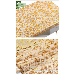 [Khổ 70cm] Khăn Trải Bàn Tiệc, Khăn Trải Bàn Gia Tiên, Khăn Decor Bằng Nhựa PVC Không Thấm Nước Bán Theo Mét