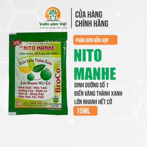 Phân bón AE Nitro Manhe bổ sung dinh dưỡng, trị tận gốc vàng lá, nuôi dưỡng cây trồng ổn định