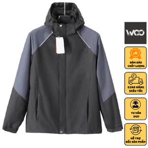 Áo khoác gió nam nữ cao cấp 2 lớp chất gió tráng bạc chống nước chống gió ngăn tia UV tuyệt đối kiểu dáng thể thao