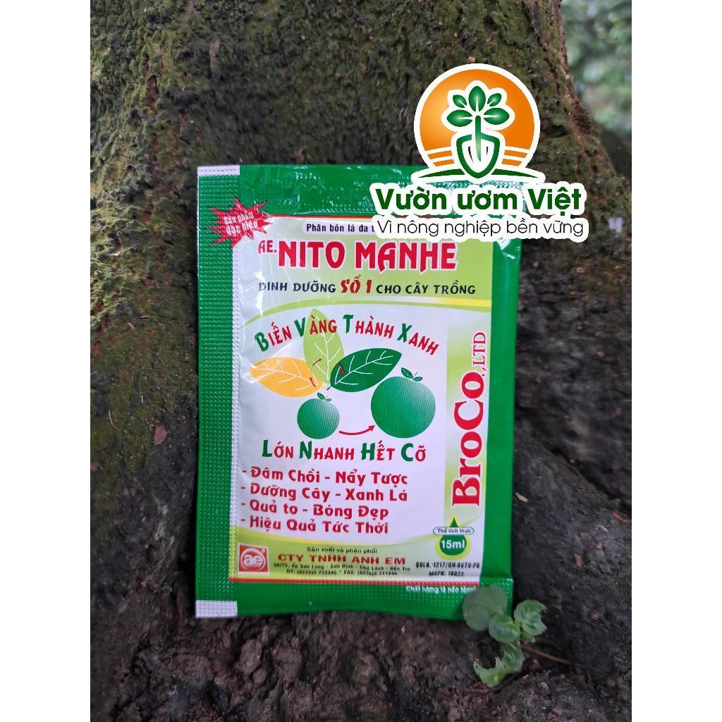 Phân bón AE Nitro Manhe bổ sung dinh dưỡng, trị tận gốc vàng lá, nuôi dưỡng cây trồng ổn định