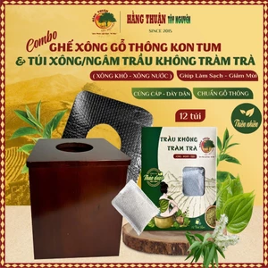 Ghế Xông Vùng Kín Cho Mẹ Đẻ Gỗ Tự Nhiên, Ở Cữ Sau Sinh, Xông Hơ Phụ Khoa (Kèm lót ngồi)